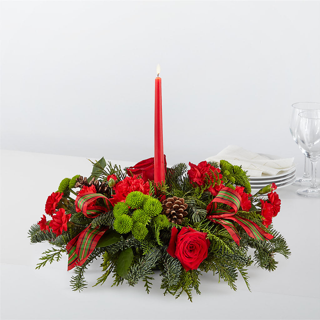 By the Candlelight Centerpiece – THE FLOWER PATCH & GIFT SHOPPE, Lehighton PA