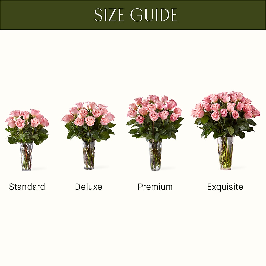 Long Stem Pink Rose Bouquet – THE FLOWER PATCH & GIFT SHOPPE, Lehighton PA
