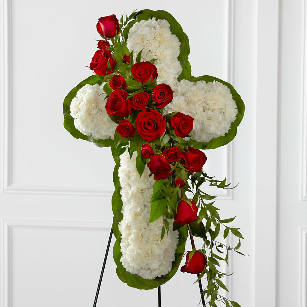 Floral Cross Easel – THE FLOWER PATCH & GIFT SHOPPE, Lehighton PA