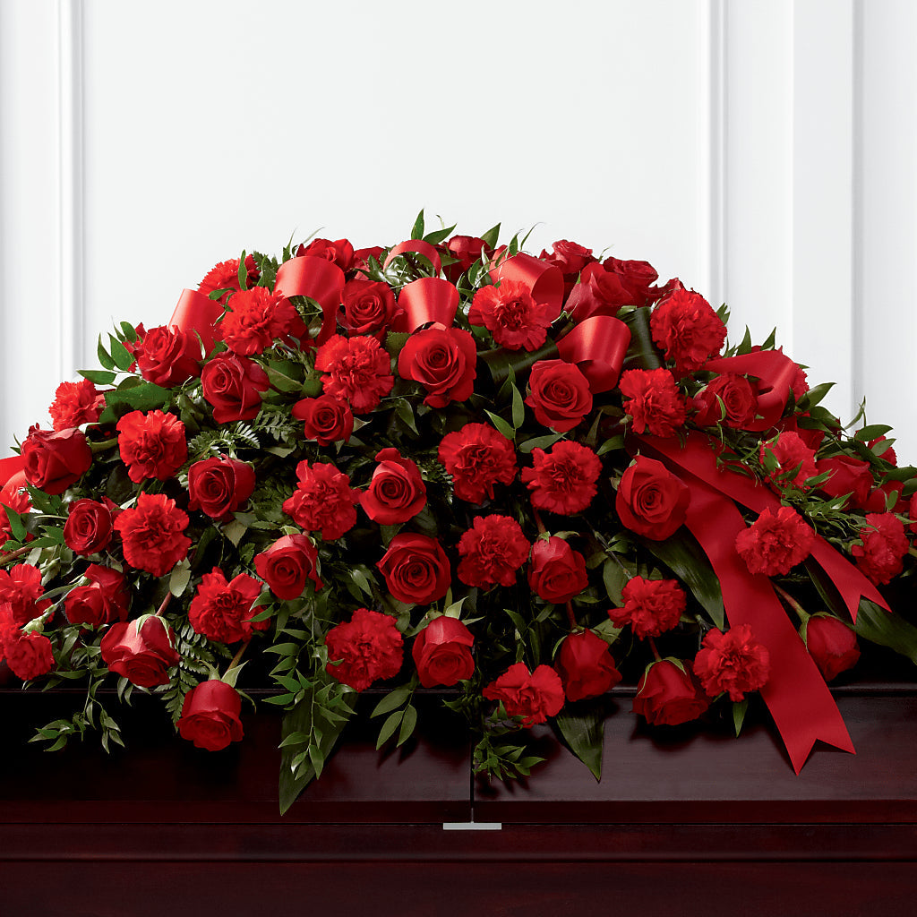 Tribute of Life Casket Spray – THE FLOWER PATCH & GIFT SHOPPE, Lehighton PA