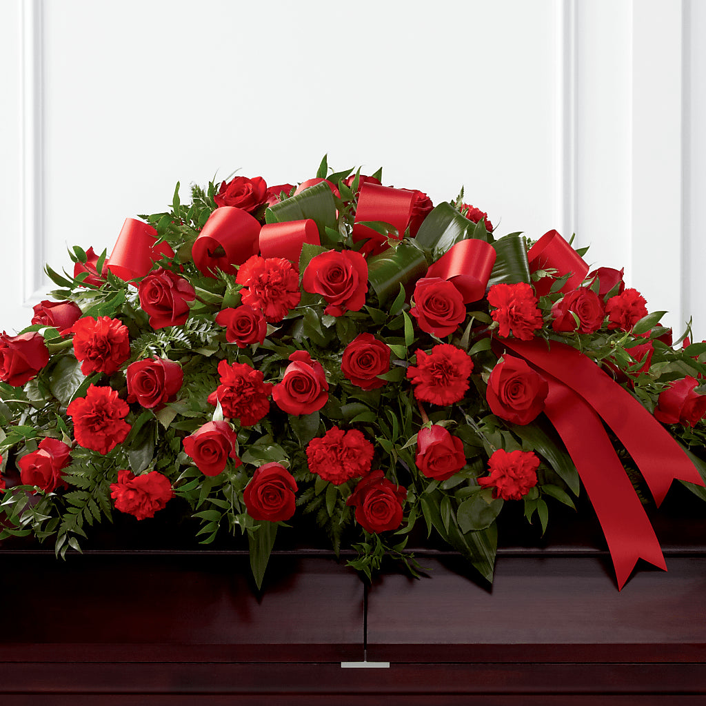 Tribute of Life Casket Spray – THE FLOWER PATCH & GIFT SHOPPE, Lehighton PA