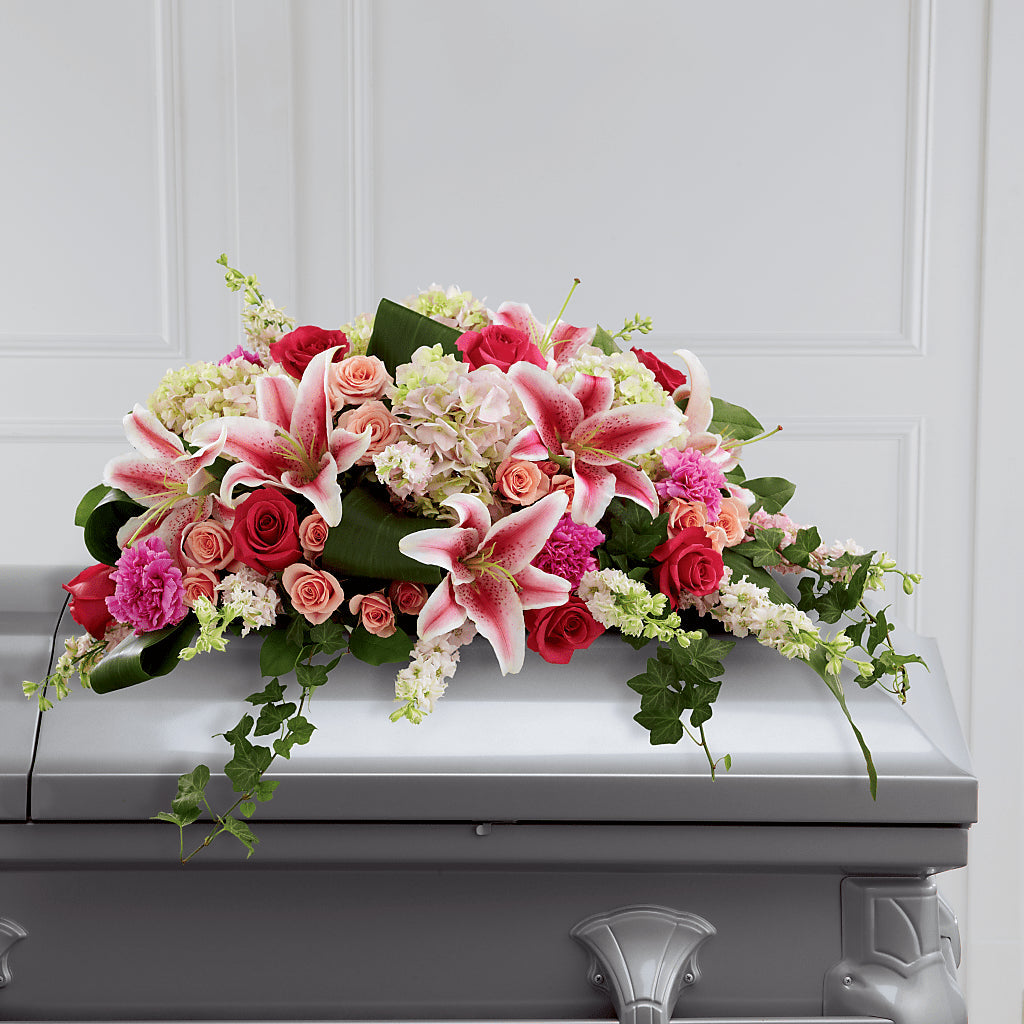 Splendid Grace Casket Spray – THE FLOWER PATCH & GIFT SHOPPE, Lehighton PA