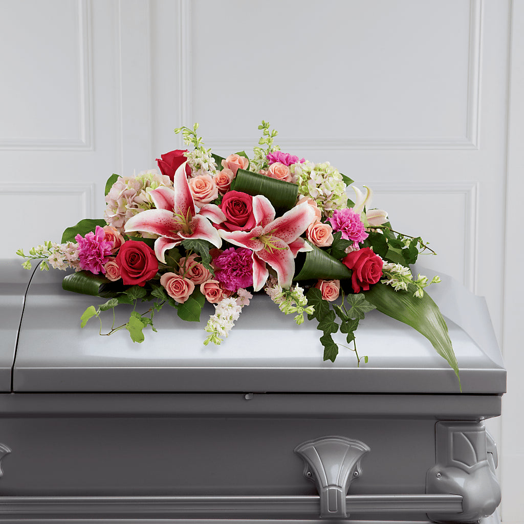 Splendid Grace Casket Spray – THE FLOWER PATCH & GIFT SHOPPE, Lehighton PA