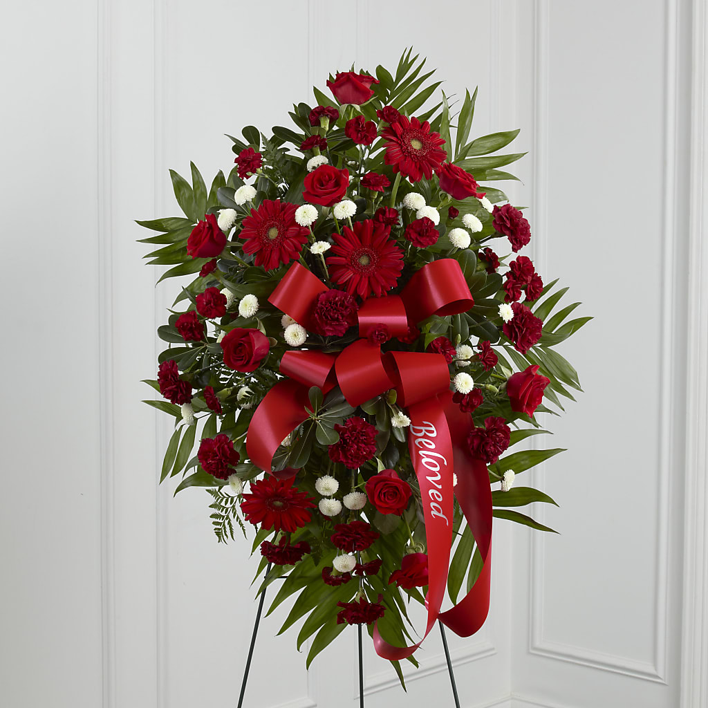 Treasured Memories Standing Spray – THE FLOWER PATCH & GIFT SHOPPE, Lehighton PA