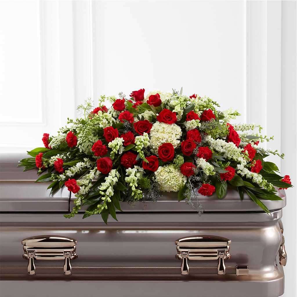 Sincerity Casket Spray – THE FLOWER PATCH & GIFT SHOPPE, Lehighton PA