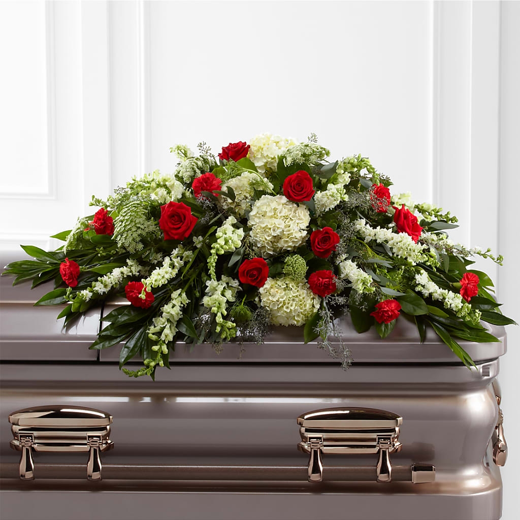 Sincerity Casket Spray – THE FLOWER PATCH & GIFT SHOPPE, Lehighton PA