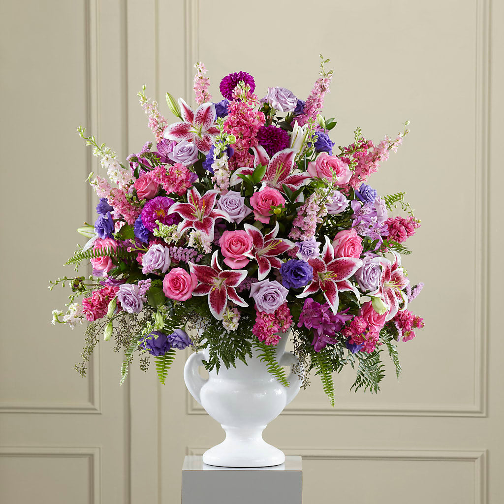 Peaceful Tribute Arrangement – THE FLOWER PATCH & GIFT SHOPPE, Lehighton PA