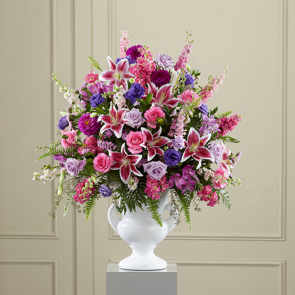Peaceful Tribute Arrangement – THE FLOWER PATCH & GIFT SHOPPE, Lehighton PA