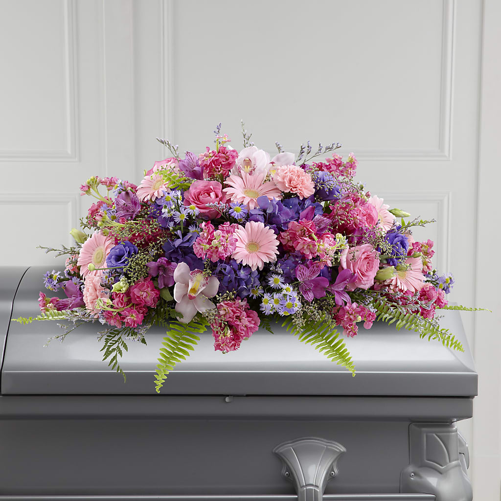 Glorious Garden Casket Spray – THE FLOWER PATCH & GIFT SHOPPE, Lehighton PA