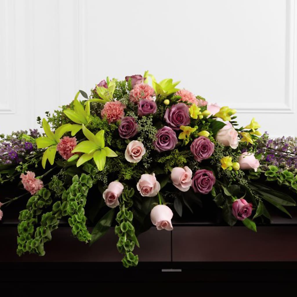 Forever Beloved Casket Spray – THE FLOWER PATCH & GIFT SHOPPE, Lehighton PA