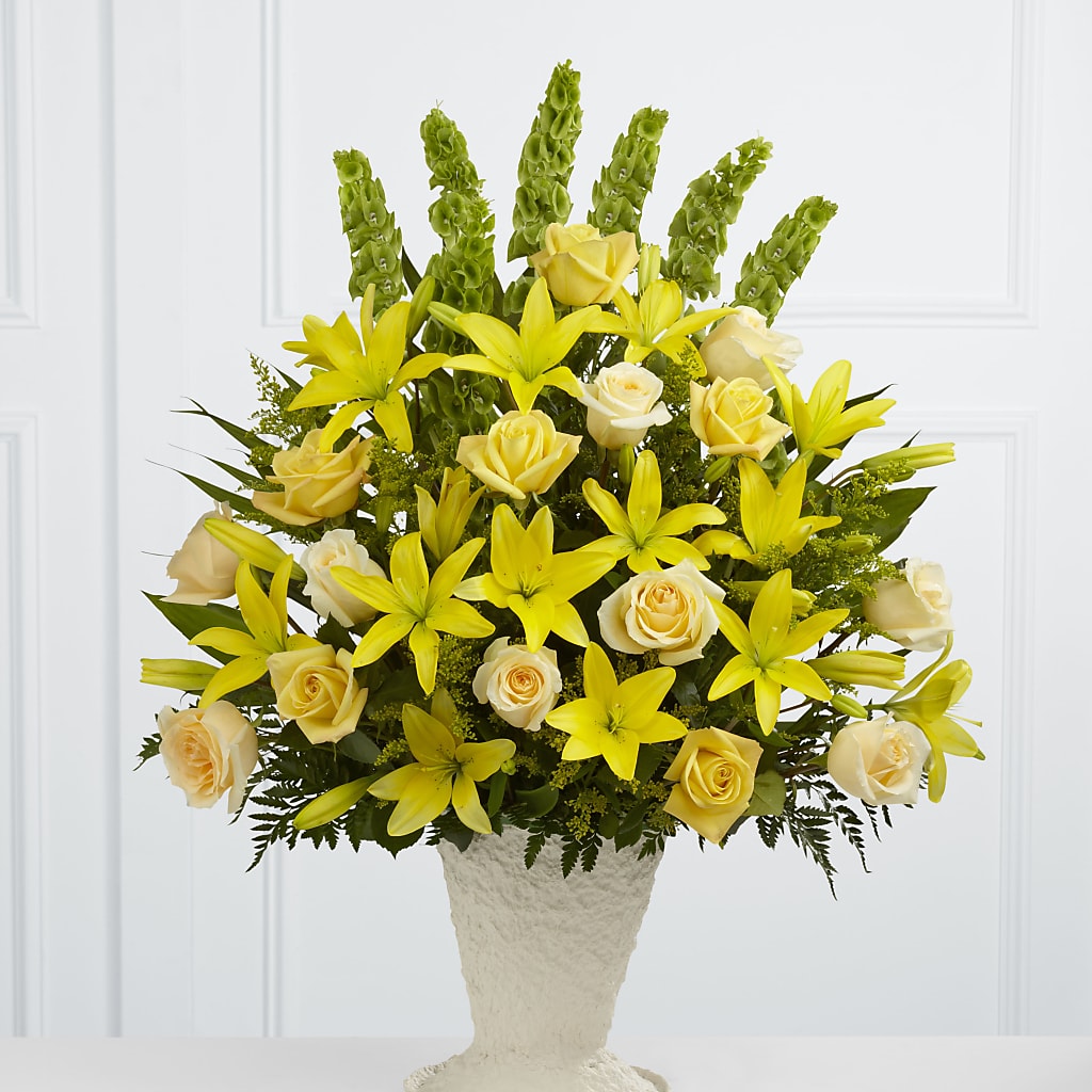 Golden Memories Arrangement – THE FLOWER PATCH & GIFT SHOPPE, Lehighton PA