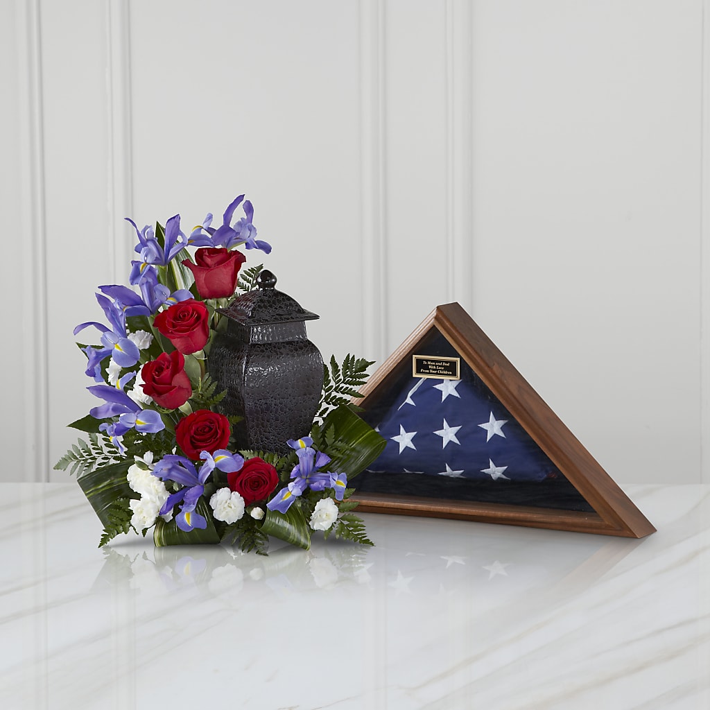 Patriotic Tribute Arrangement – THE FLOWER PATCH & GIFT SHOPPE, Lehighton PA