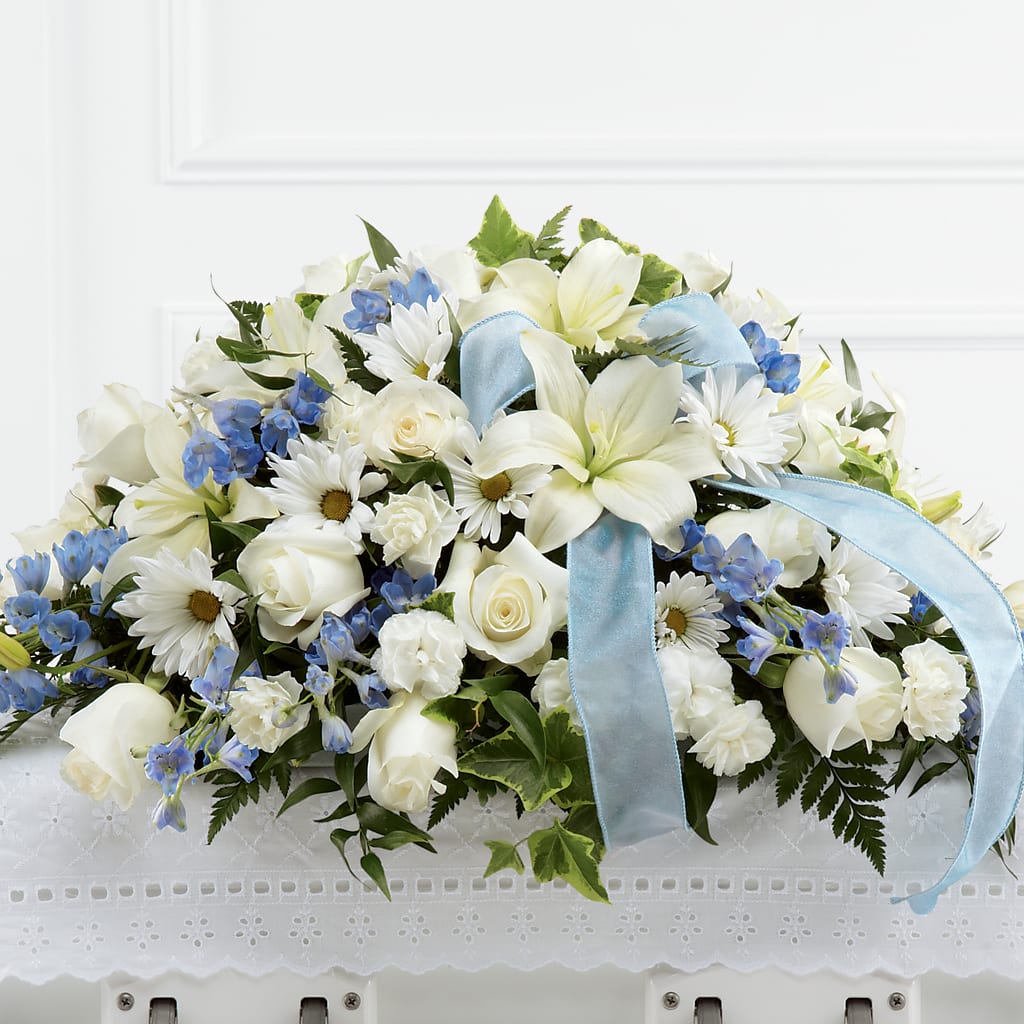 Tender Treasure Casket Spray – THE FLOWER PATCH & GIFT SHOPPE, Lehighton PA