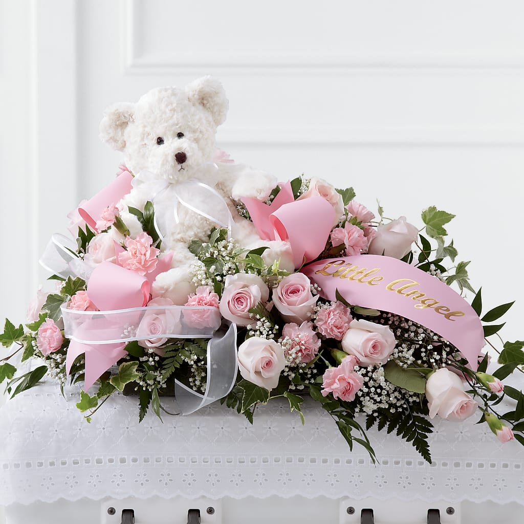 Touch of Sympathy Casket Spray – THE FLOWER PATCH & GIFT SHOPPE, Lehighton PA