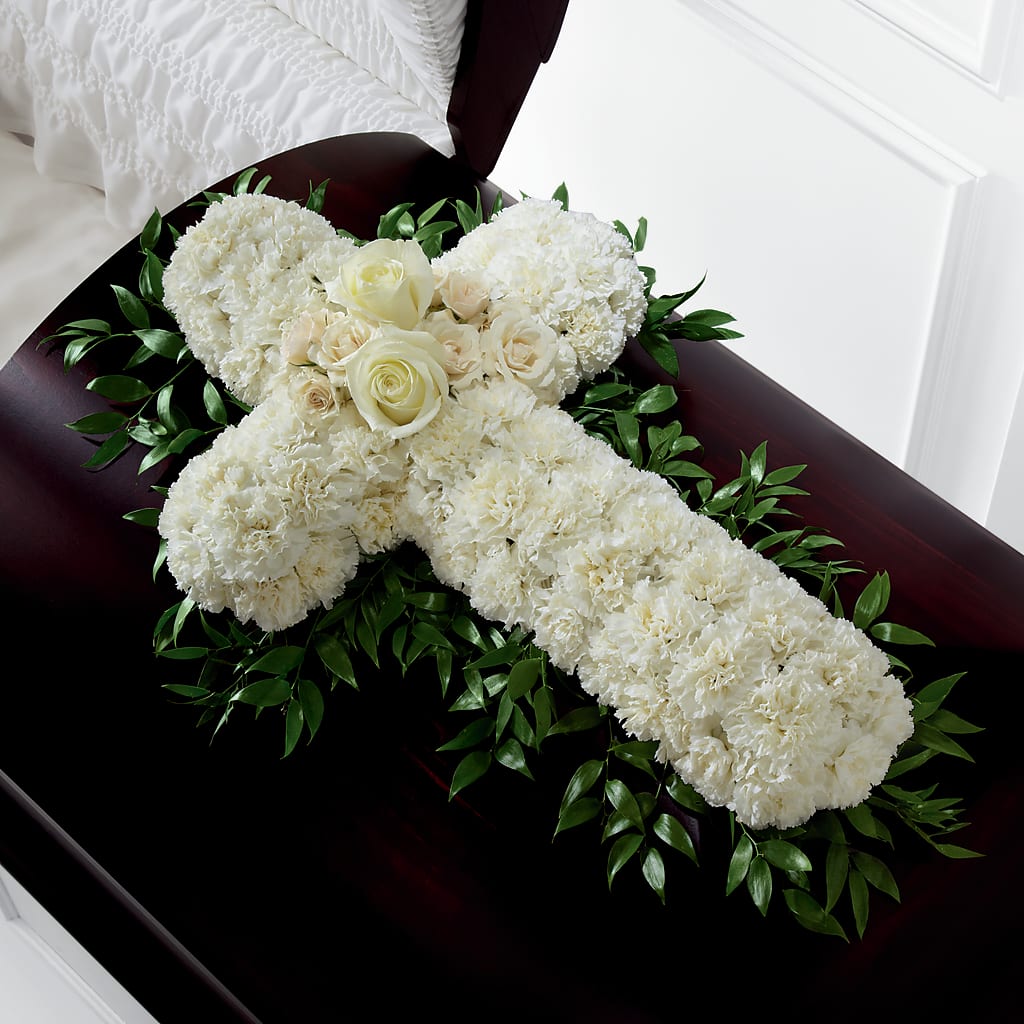 Peaceful Memories Casket Spray (Standard) – THE FLOWER PATCH & GIFT SHOPPE, Lehighton PA