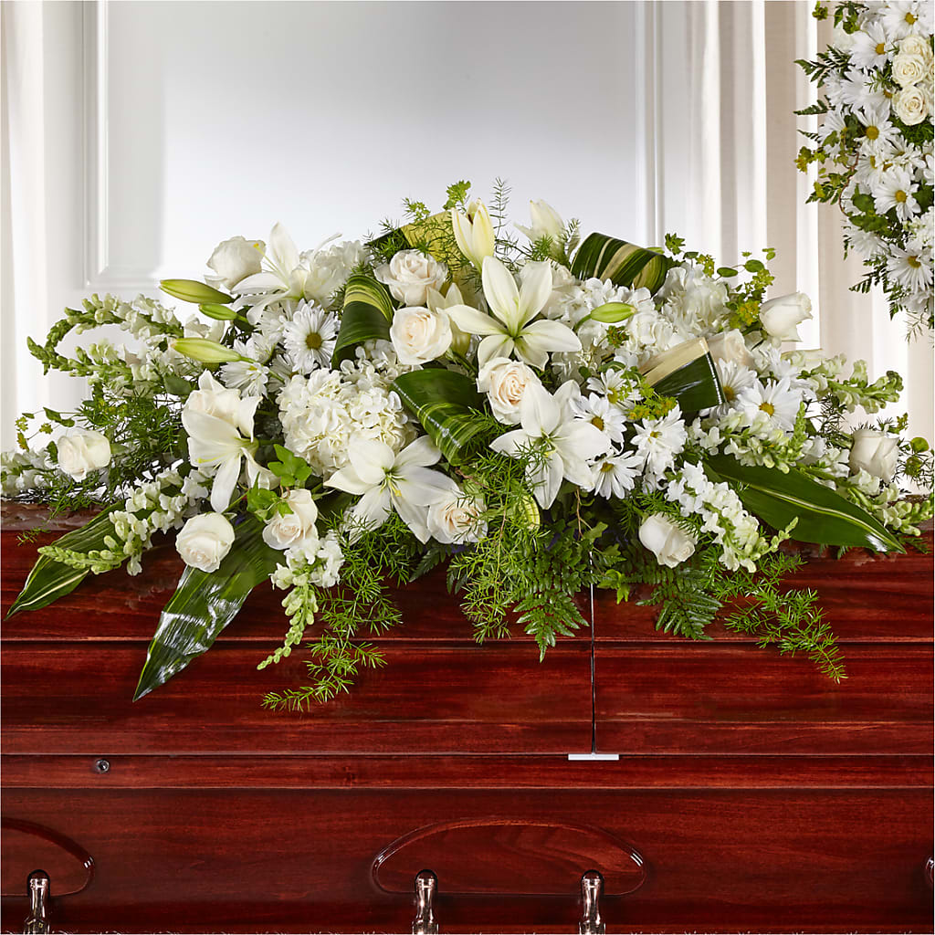 Abundance Casket Spray – THE FLOWER PATCH & GIFT SHOPPE, Lehighton PA