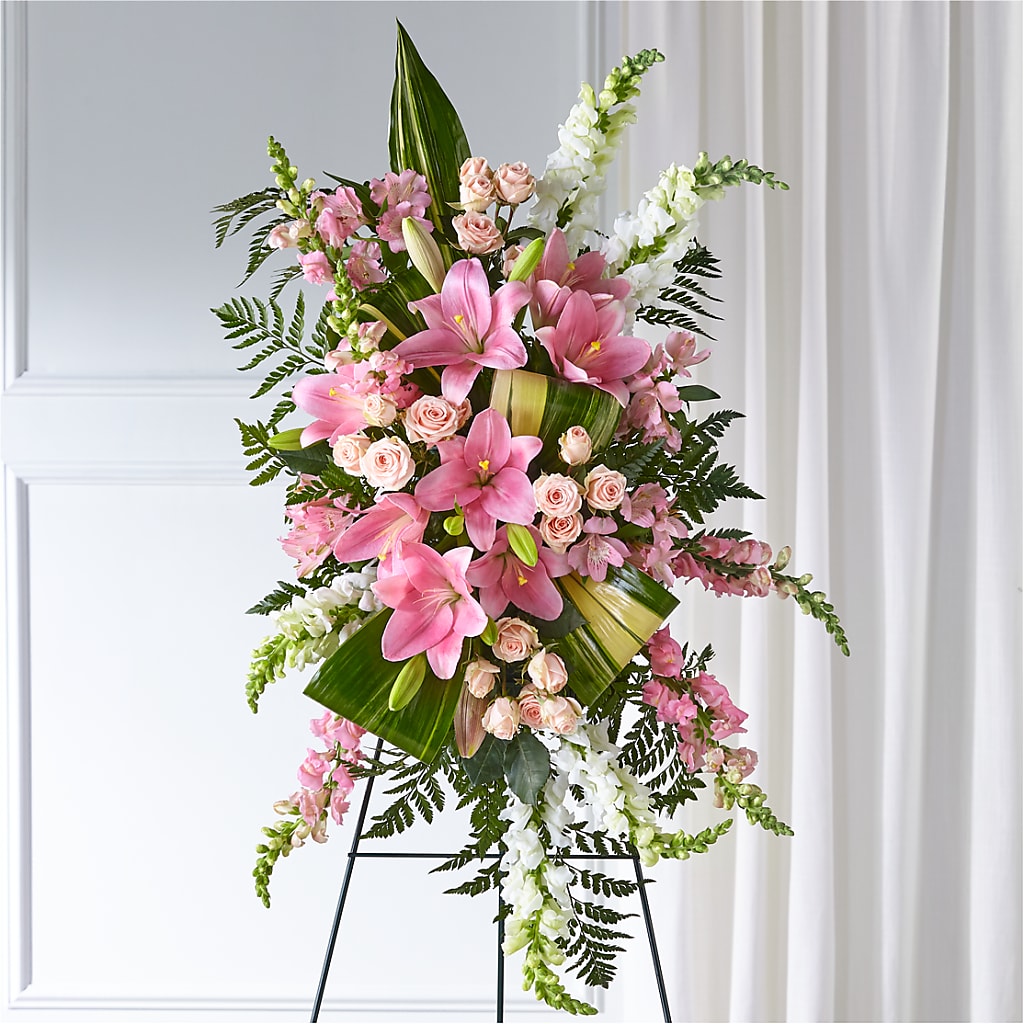 Elegant Embrace Standing Spray – THE FLOWER PATCH & GIFT SHOPPE, Lehighton PA