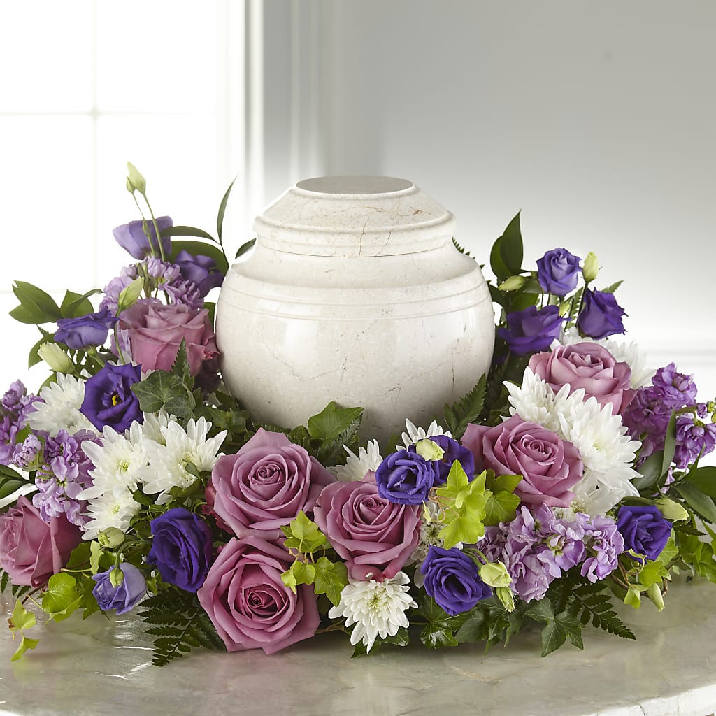 Blooming Sympathy Cremation Adornment – THE FLOWER PATCH & GIFT SHOPPE, Lehighton PA