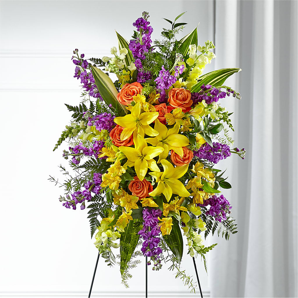 Thoughtful Prayers Standing Spray – THE FLOWER PATCH & GIFT SHOPPE, Lehighton PA