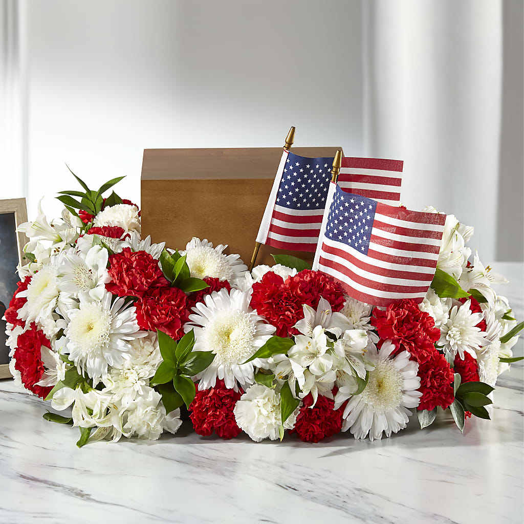 Spirit of Patriotism Cremation Adornment – THE FLOWER PATCH & GIFT SHOPPE, Lehighton PA