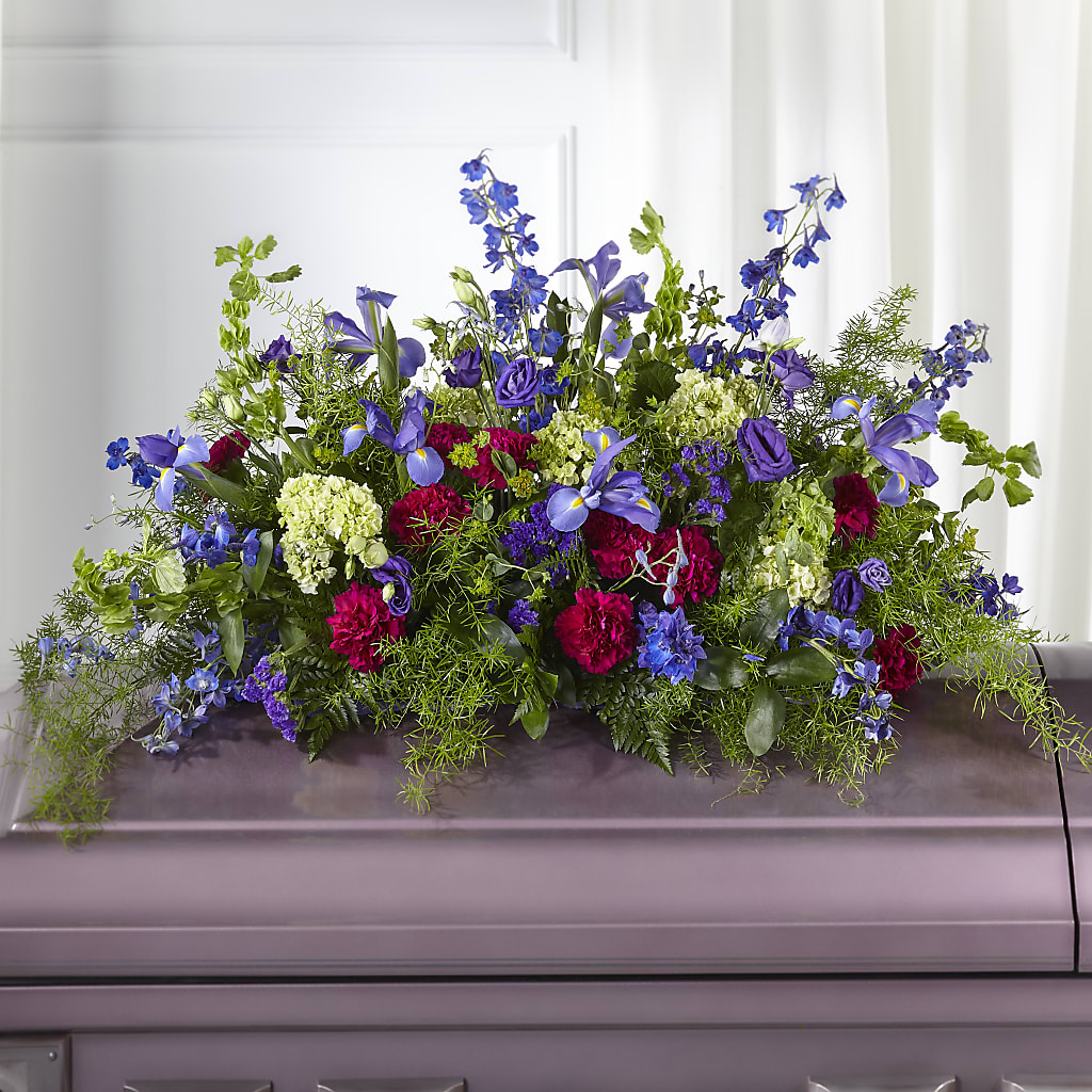 Always Treasured Casket Spray – THE FLOWER PATCH & GIFT SHOPPE, Lehighton PA