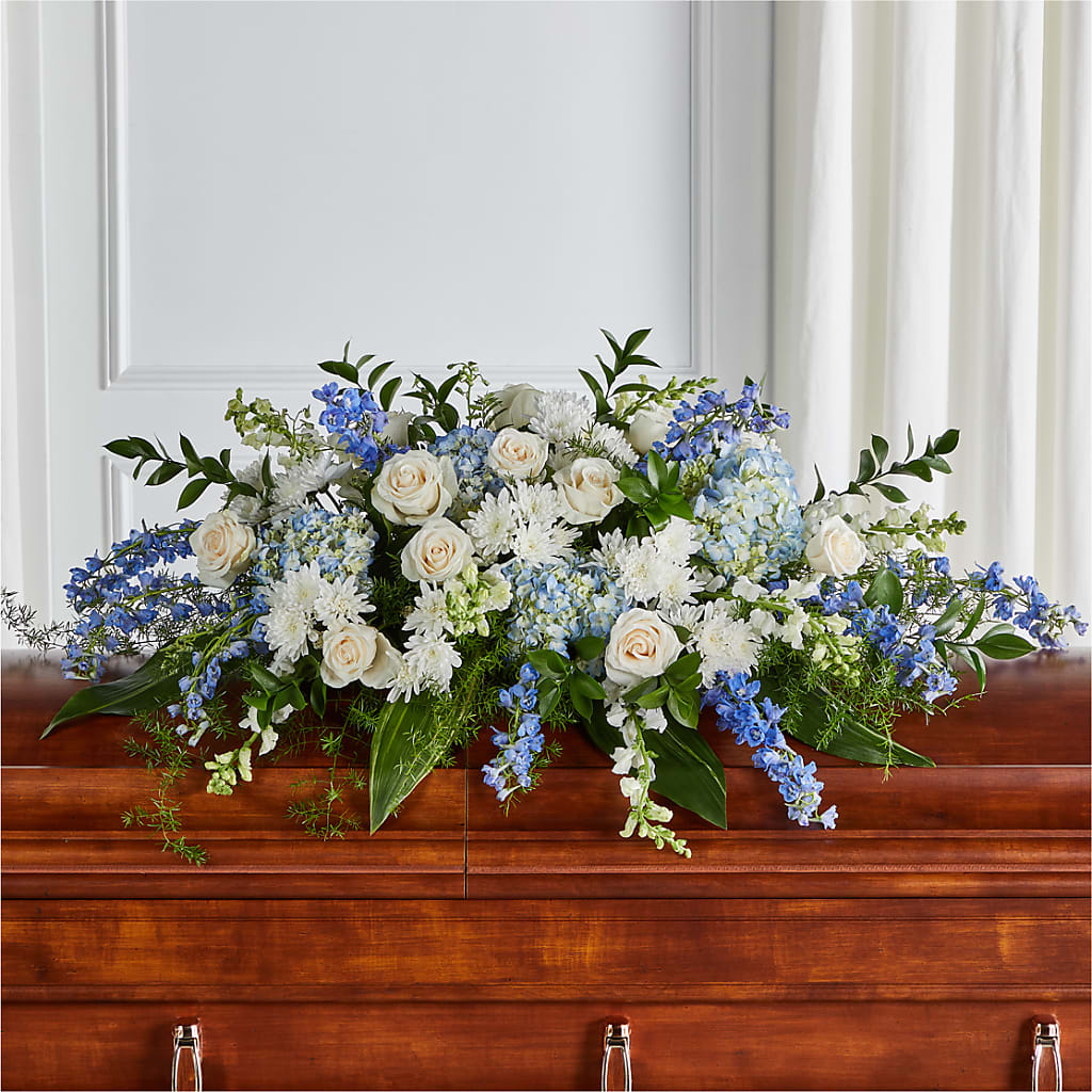 Timeless Essence Casket Spray – THE FLOWER PATCH & GIFT SHOPPE, Lehighton PA