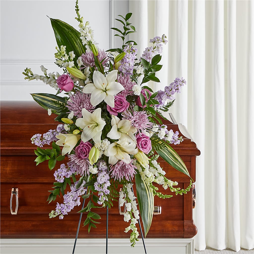 Grateful Hearts Standing Spray – THE FLOWER PATCH & GIFT SHOPPE, Lehighton PA