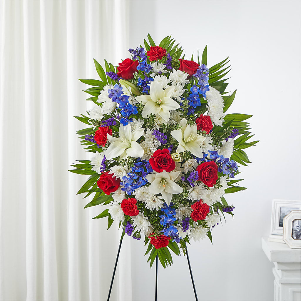 Cherished Service Standing Spray – THE FLOWER PATCH & GIFT SHOPPE, Lehighton PA