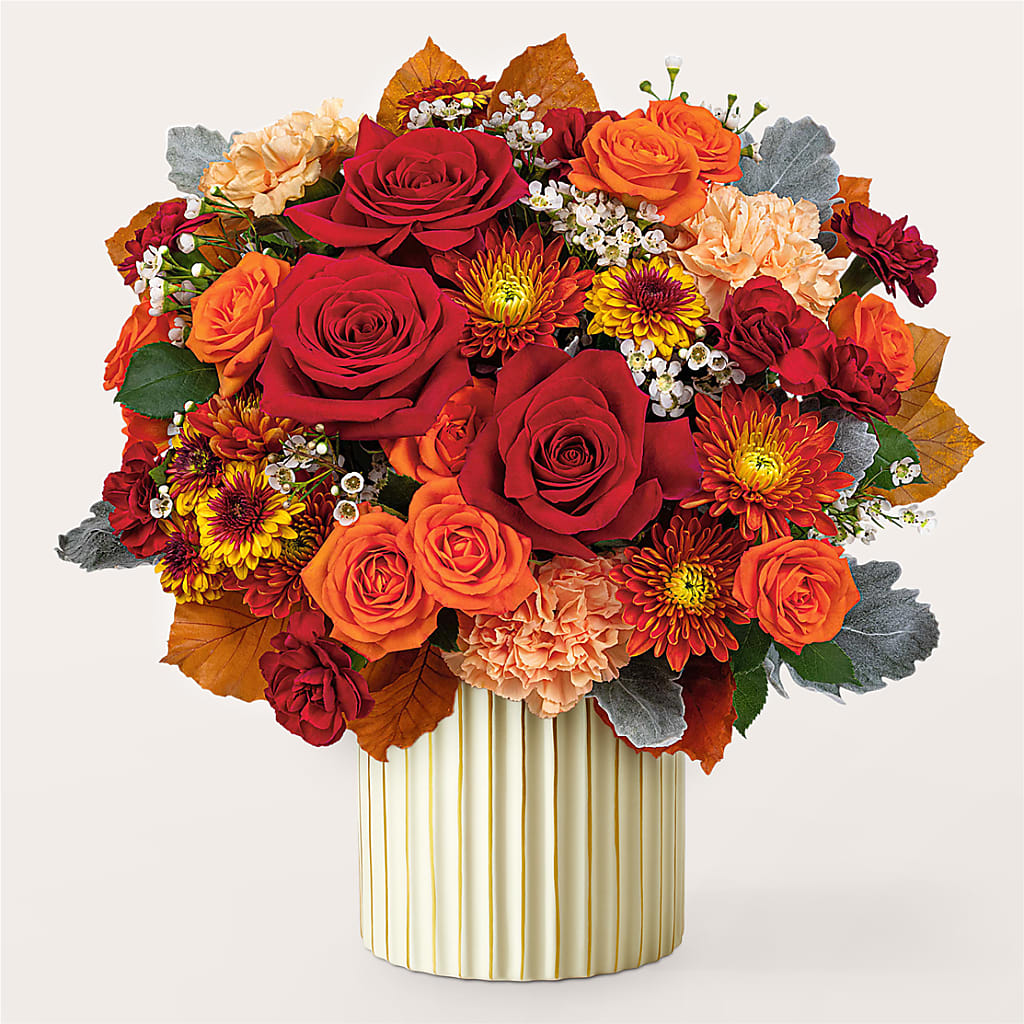 Merlot Bouquet with Ivory Vase – THE FLOWER PATCH & GIFT SHOPPE, Lehighton PA