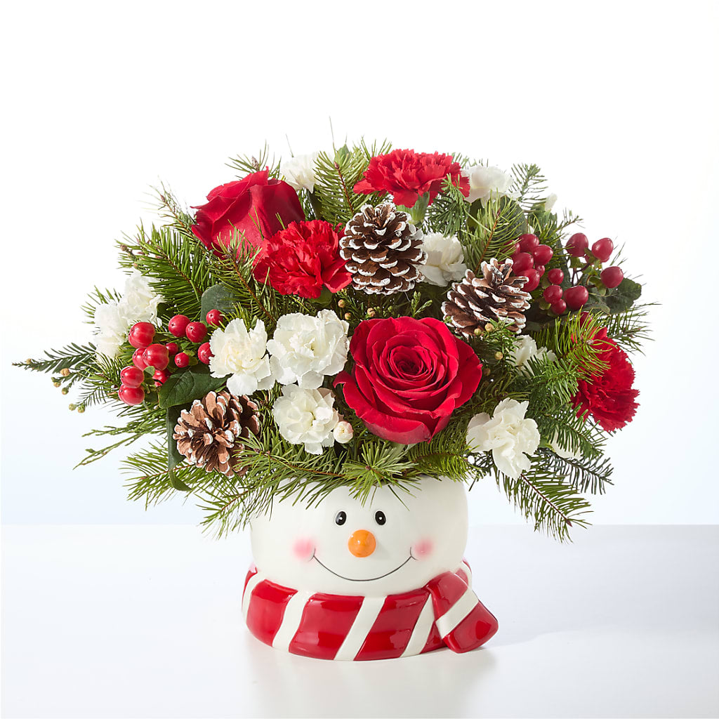 Jolly Snowman Bouquet – THE FLOWER PATCH & GIFT SHOPPE, Lehighton PA