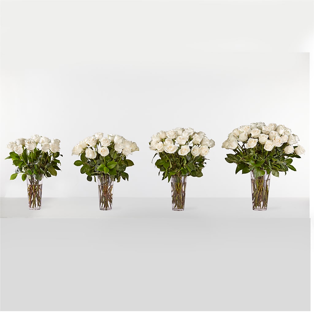 Long Stem White Rose Bouquet – THE FLOWER PATCH & GIFT SHOPPE, Lehighton PA