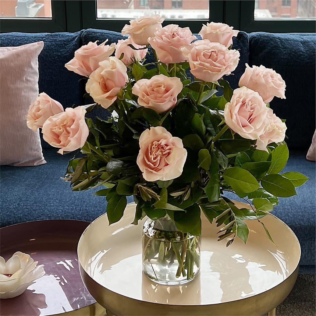 Long Stem Pink Rose Bouquet – THE FLOWER PATCH & GIFT SHOPPE, Lehighton PA
