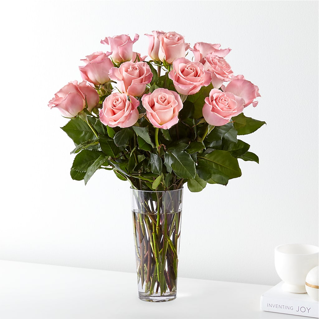 Long Stem Pink Rose Bouquet – THE FLOWER PATCH & GIFT SHOPPE, Lehighton PA