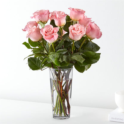Long Stem Pink Rose Bouquet – THE FLOWER PATCH & GIFT SHOPPE, Lehighton PA