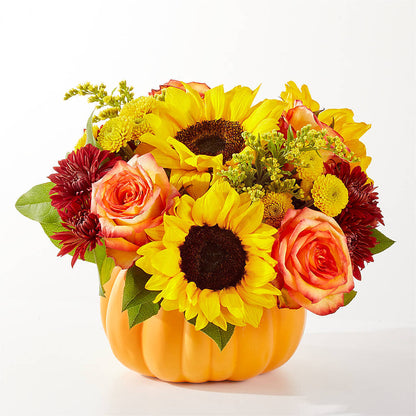 Golden Gourd Pumpkin Bouquet – THE FLOWER PATCH & GIFT SHOPPE, Lehighton PA