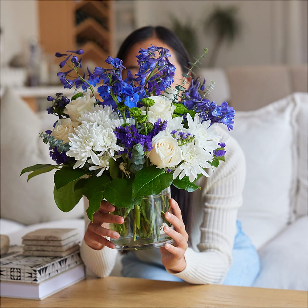 Cerulean Waves Bouquet – THE FLOWER PATCH & GIFT SHOPPE, Lehighton PA