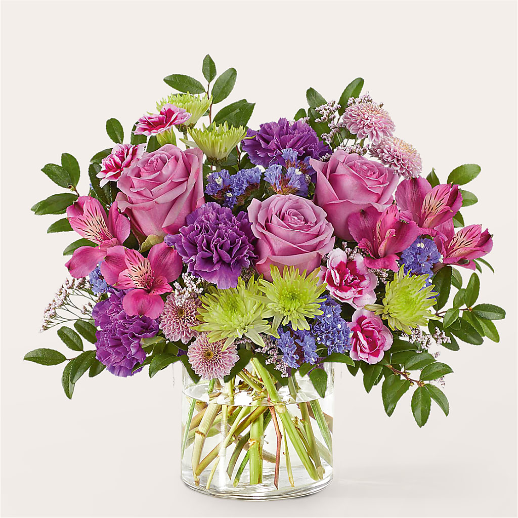 Glass Half Full Bouquet – THE FLOWER PATCH & GIFT SHOPPE, Lehighton PA