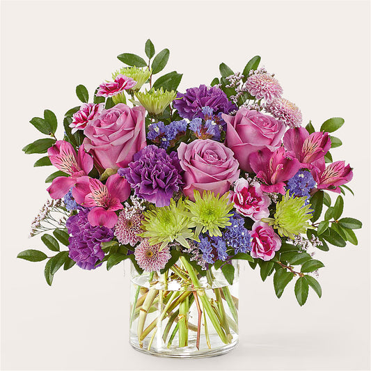 Glass Half Full Bouquet – THE FLOWER PATCH & GIFT SHOPPE, Lehighton PA