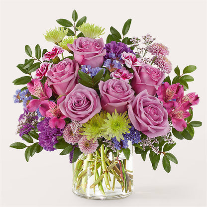 Glass Half Full Bouquet – THE FLOWER PATCH & GIFT SHOPPE, Lehighton PA
