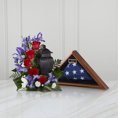 Patriotic Tribute Arrangement – THE FLOWER PATCH & GIFT SHOPPE, Lehighton PA