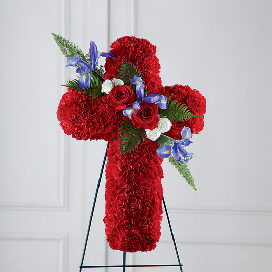 Faithful Hero Floral Cross – THE FLOWER PATCH & GIFT SHOPPE, Lehighton PA
