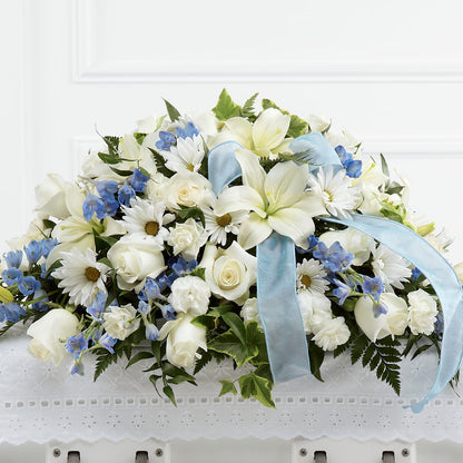 Tender Treasure Casket Spray – THE FLOWER PATCH & GIFT SHOPPE, Lehighton PA