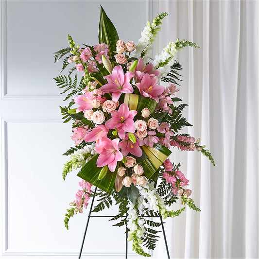 Elegant Embrace Standing Spray – THE FLOWER PATCH & GIFT SHOPPE, Lehighton PA
