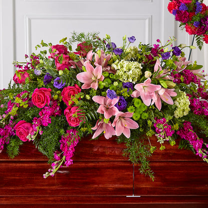 Radiant Tribute Casket Spray – THE FLOWER PATCH & GIFT SHOPPE, Lehighton PA