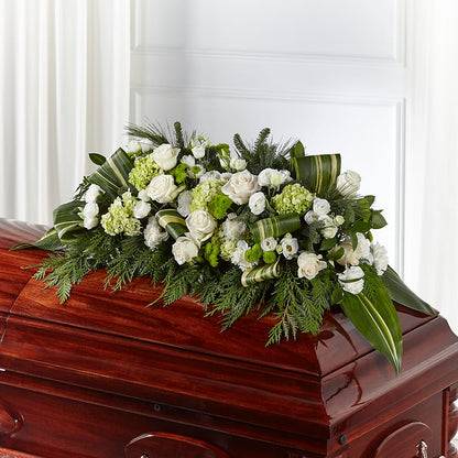 Hopeful Gesture Casket Spray – THE FLOWER PATCH & GIFT SHOPPE, Lehighton PA