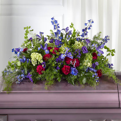 Always Treasured Casket Spray – THE FLOWER PATCH & GIFT SHOPPE, Lehighton PA