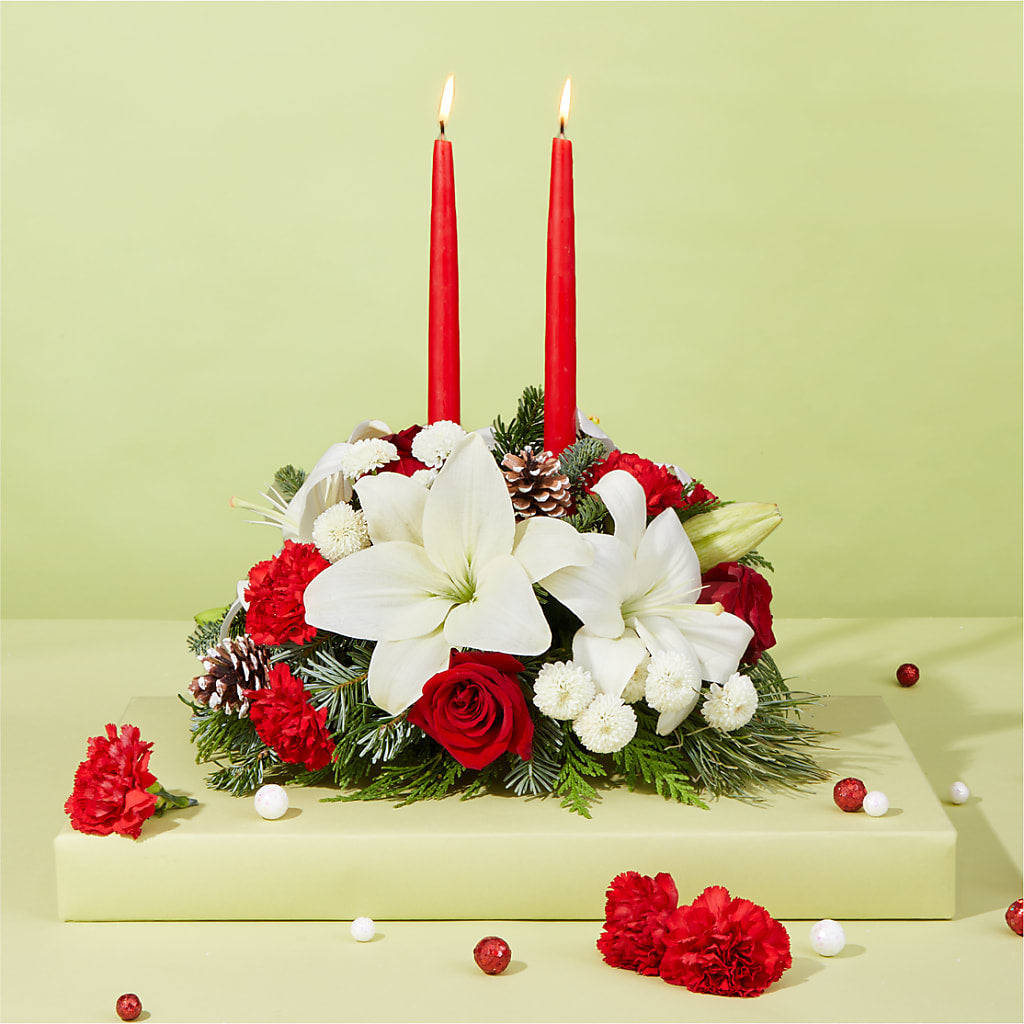 Seasonal Festivities Centerpiece – THE FLOWER PATCH & GIFT SHOPPE, Lehighton PA