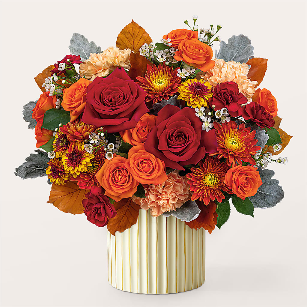 Merlot Bouquet with Ivory Vase – THE FLOWER PATCH & GIFT SHOPPE, Lehighton PA