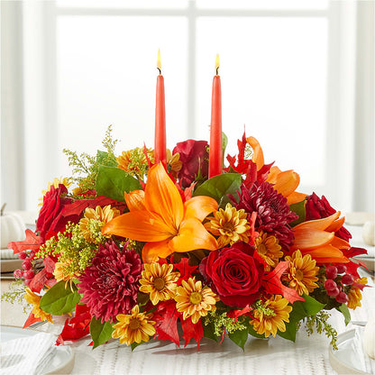 Autumn's Embrace Centerpiece – THE FLOWER PATCH & GIFT SHOPPE, Lehighton PA