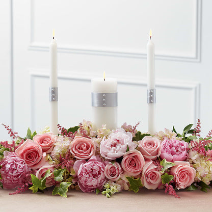 Worldwide Romance Unity Candle Arrangement – THE FLOWER PATCH & GIFT SHOPPE, Lehighton PA